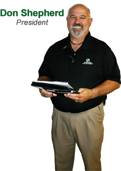 President Don Shepherd